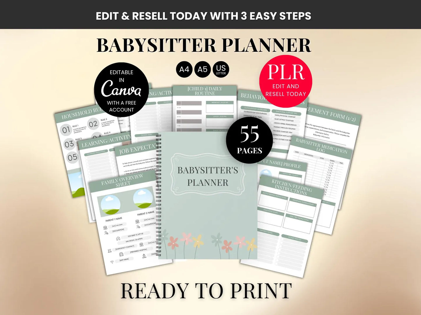 Baby Sitter Template