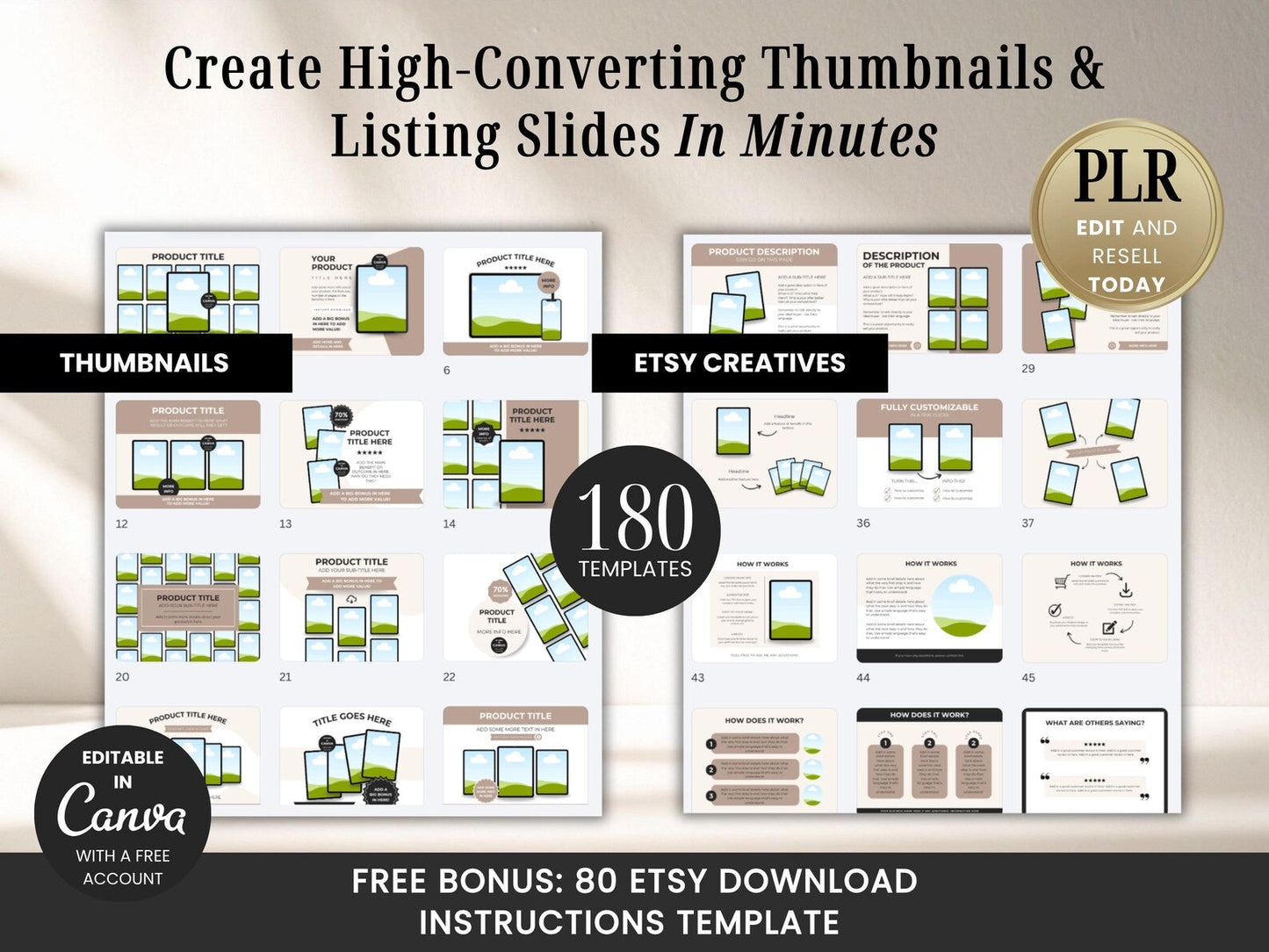 180 Product Mockup Templates