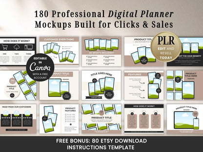 180 Product Mockup Templates