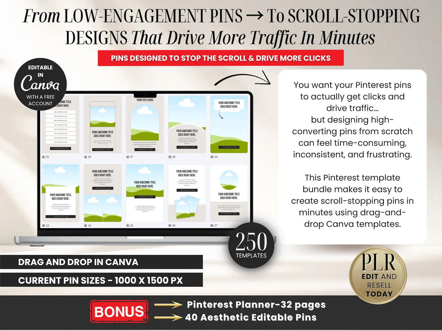 Pinterest Pin Templates